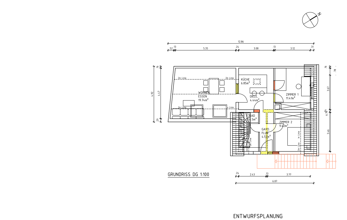 Grundriss Obergeschoss