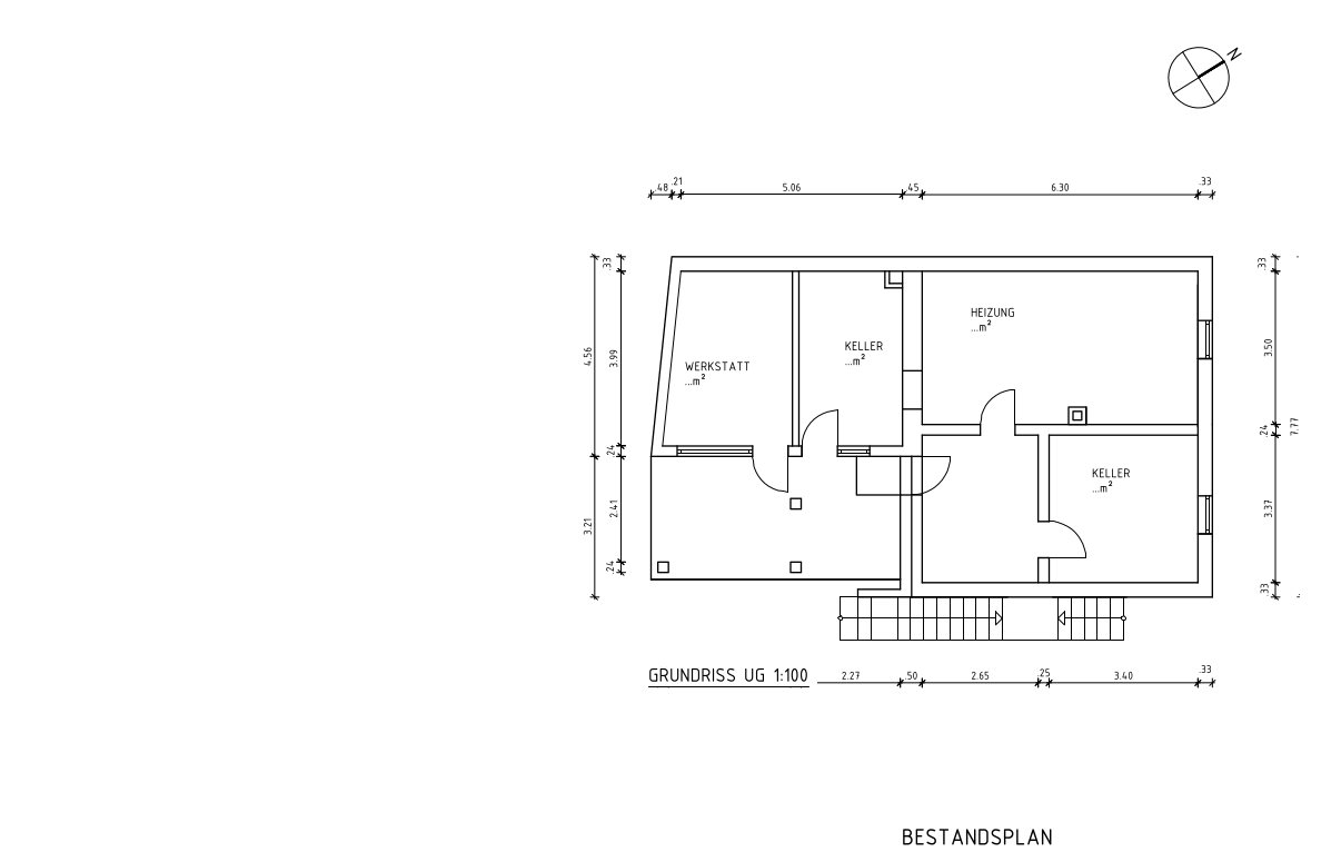 Grundriss Untergeschoss